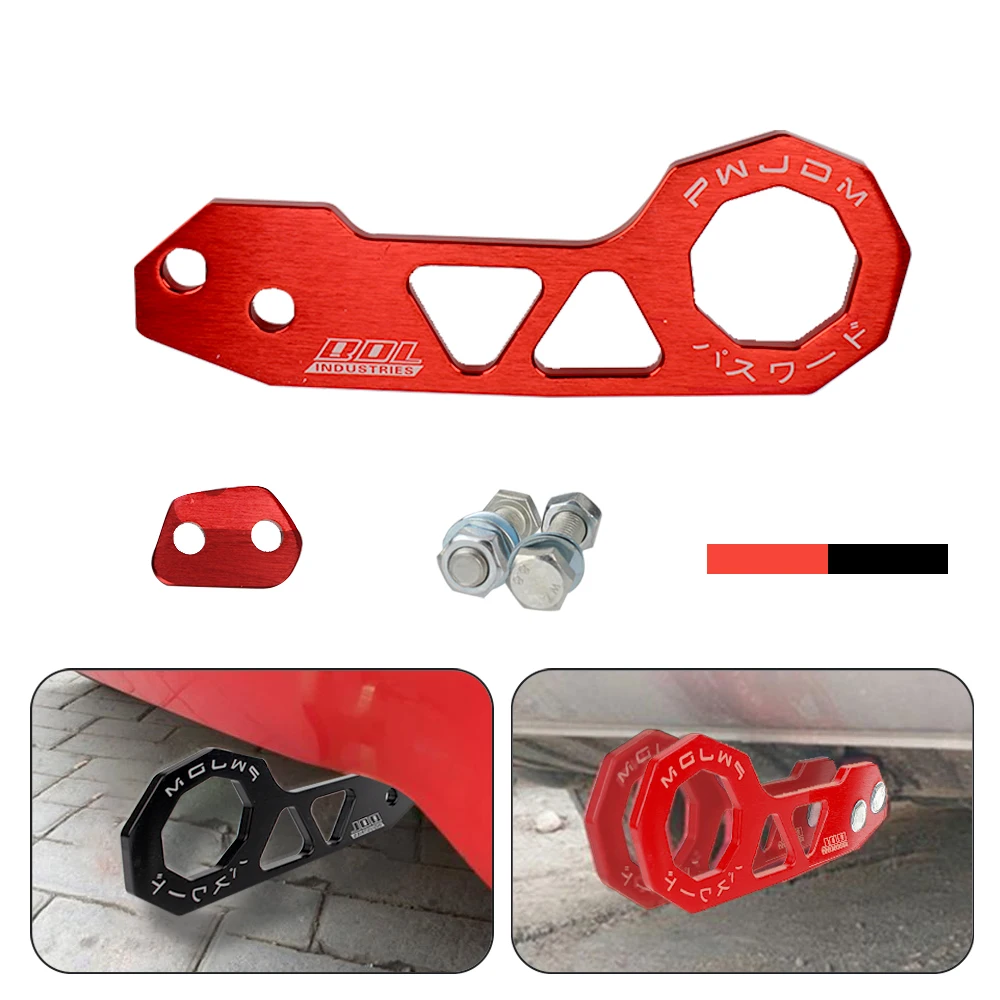 

AK-8108 буксирные инструменты для JDM ромбовидный буксирный крючок для переднего прицепа автомобиля Универсальный алюминиевый сплав