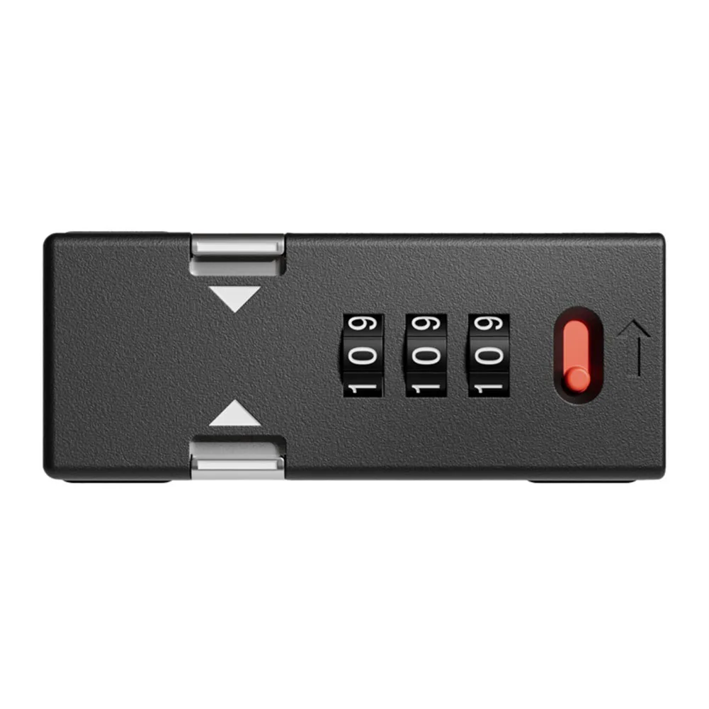 

Регулируемый замок с паролем шкафа, дверной болт без ключа для шкафов, ящиков и шкафчиков, защитный замок из цинкового сплава, черный, серый