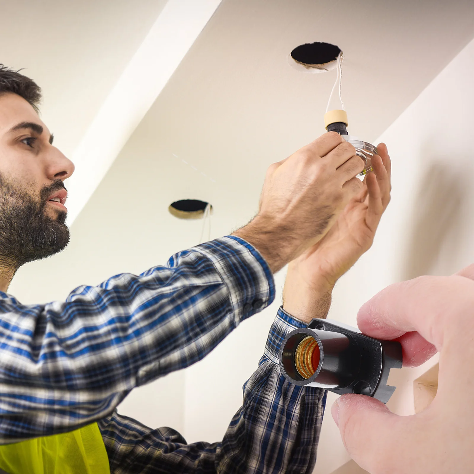 

E12 Light Bulb Socket Base Elegant Practical Lighting Solution Suitable E12 Bulbs Easy Installation Light Bulb Holder