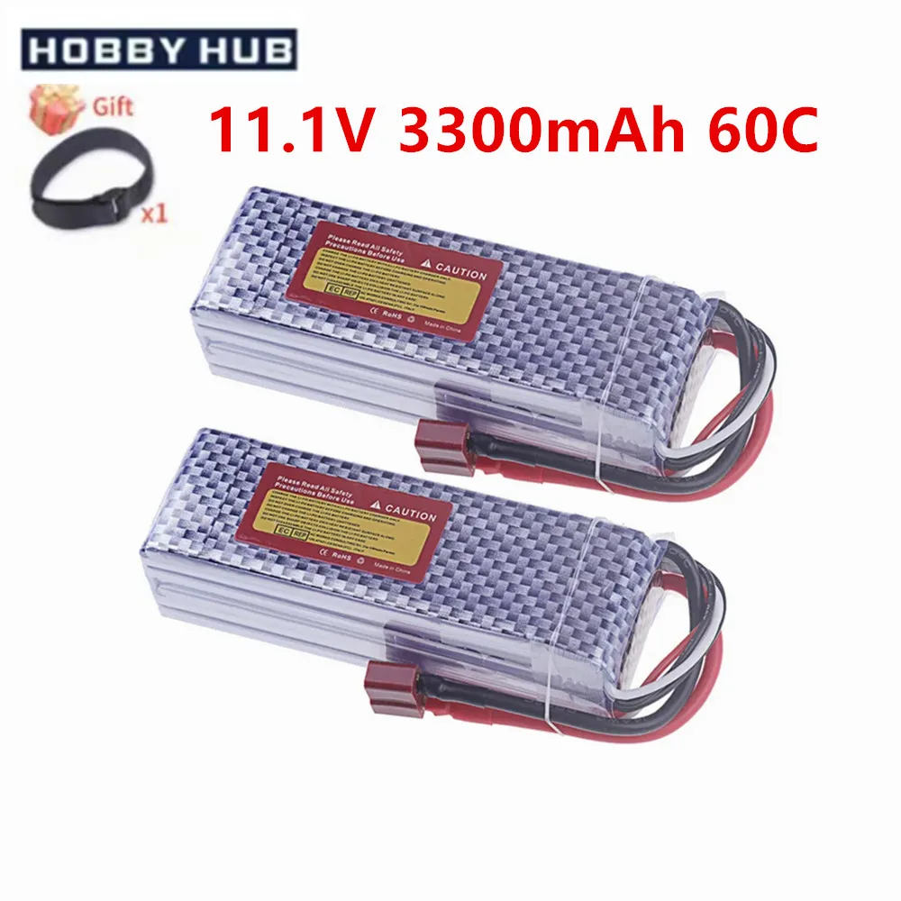 3S 3300mAh 11,1V Lipo Batterie 60C für Drone RC FPV Flugzeug Boot Hubschrauber mit XT60 DEANS T Stecker XT30 JST Stecker