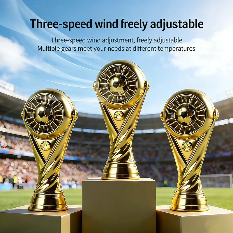 

Rechargeable Football Handheld Fan Mini Portable Cup Themed Small USB Fan for Summer Cooling Outdoor Use Gift 2026New Hot