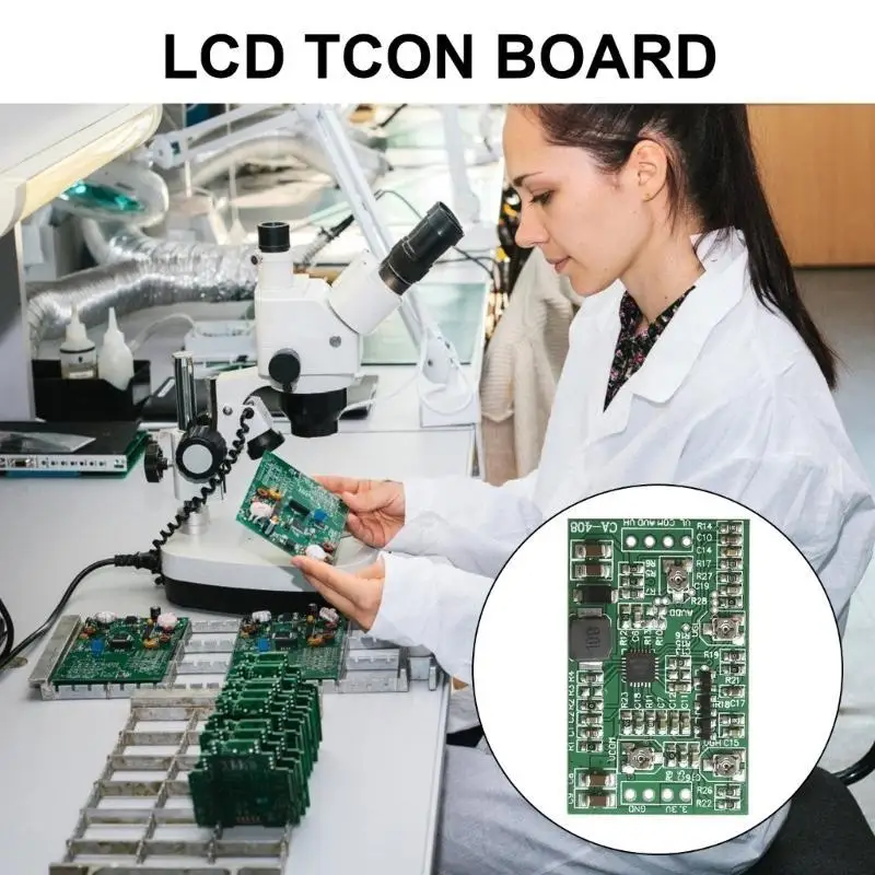 652F Step Up TCON Board for LCD Screen 3.3/5V 4-Channel Output CA-408/CA-508