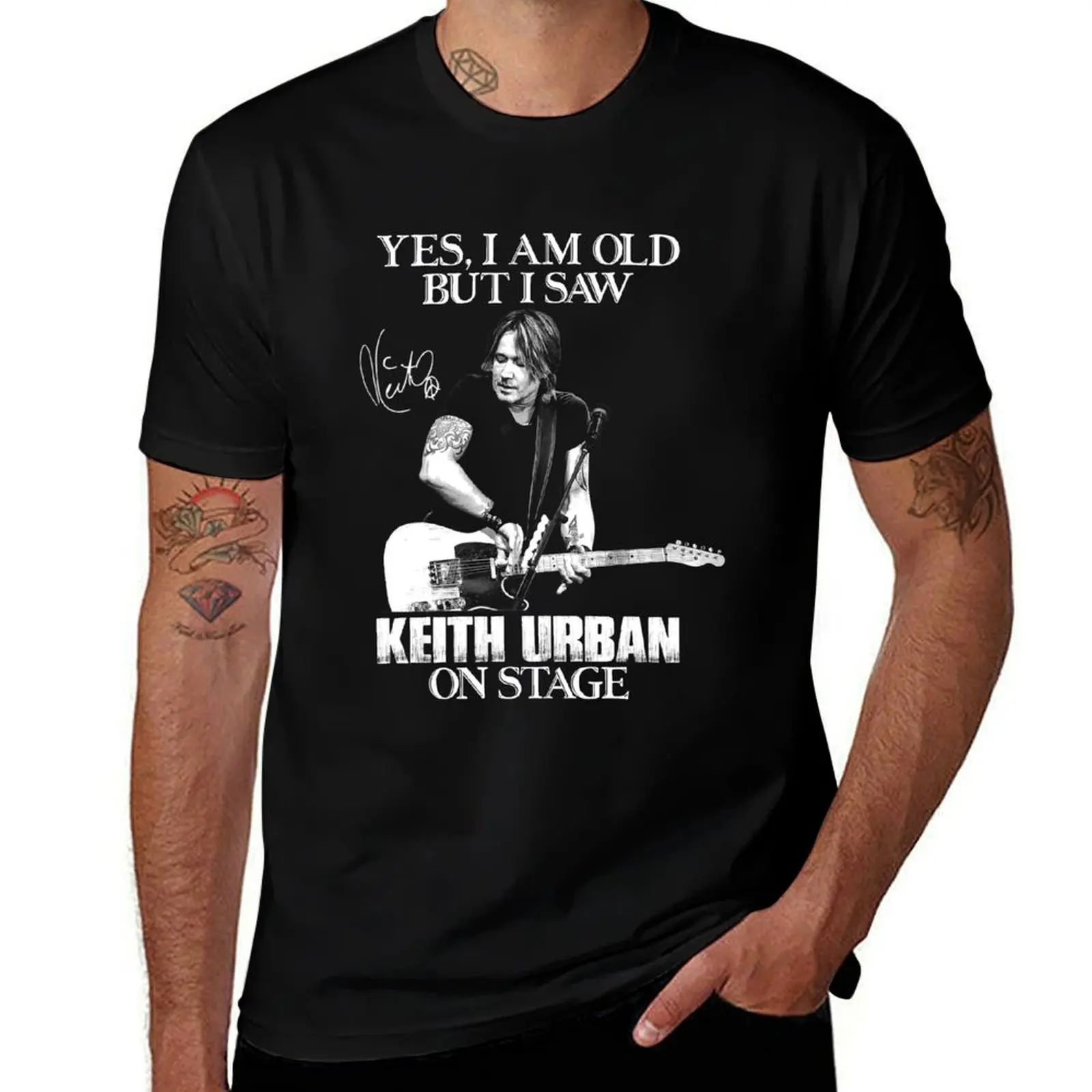 Yes I'm Old But I Saw Keith Art Uban On Stage T-Shirt man clothes custom t-shirts affliction shirts t shirts for men pack