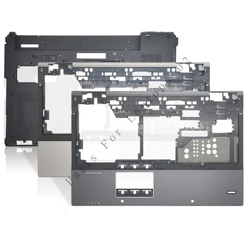 P For HP 8540W 8540P Palmrest Bottom Case Cover Laptop Shell