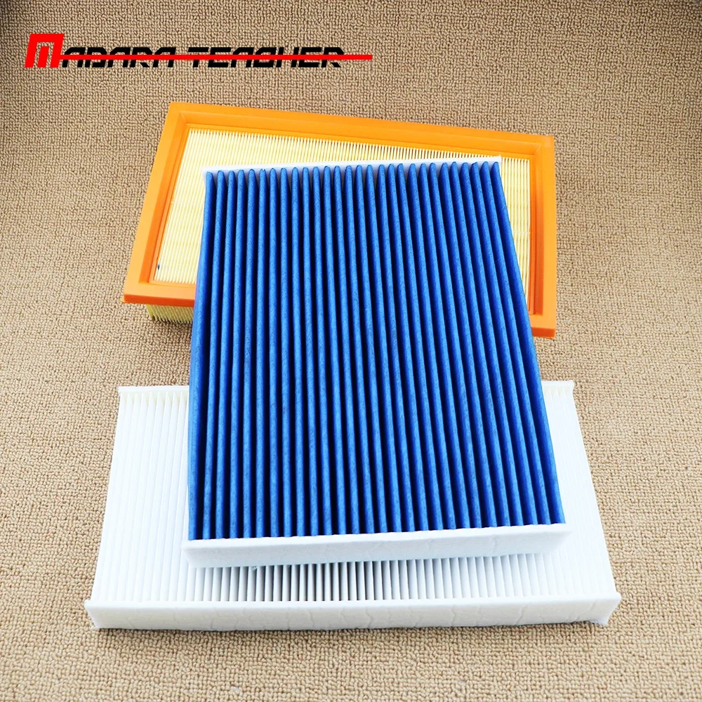 LR153587+LR153562+LR152100*2  Set Car Engines Air Filter Suitable For Land Rover 3.0L 4.4L Range Rover 2022 Sports 2023 LR161843