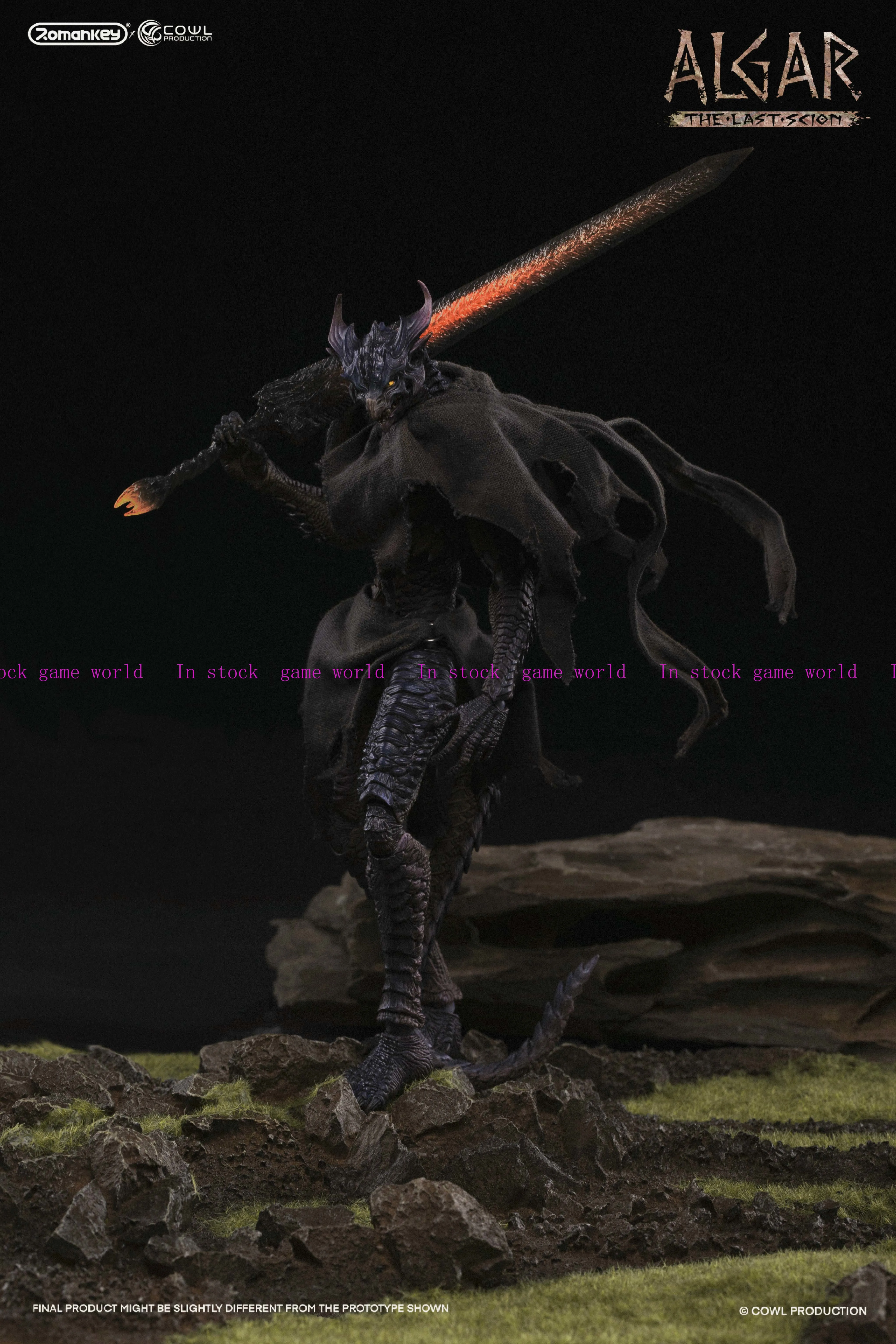 

In Stock Romankey X COWL THE LAST SCION ALGAR THE FIRST RECEIVER 1/12 Action Figure Model Toy Dragon
