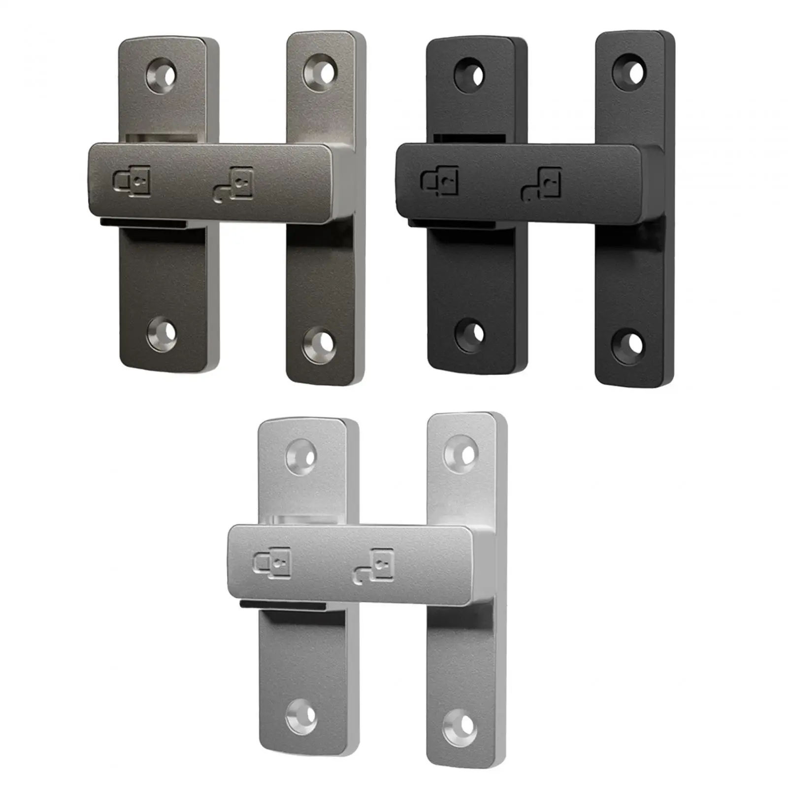 180 Degree Door Latch Hardware Flip Latch Sliding Latch Door Lock for Bathroom