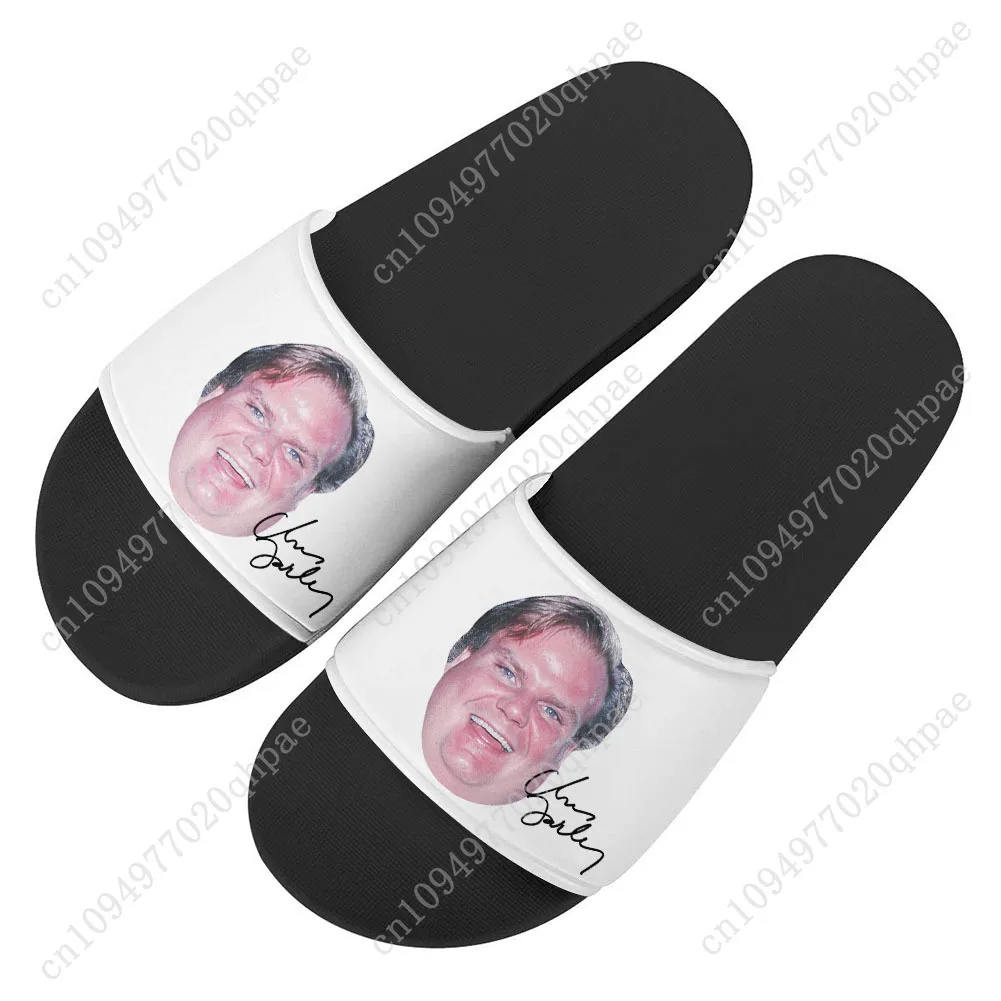 Chris Farley Sandals Home Slippers Water Shoes Men Women Teenagers Sandal Bathroom Beach Pool Custom Made Summer Slipper