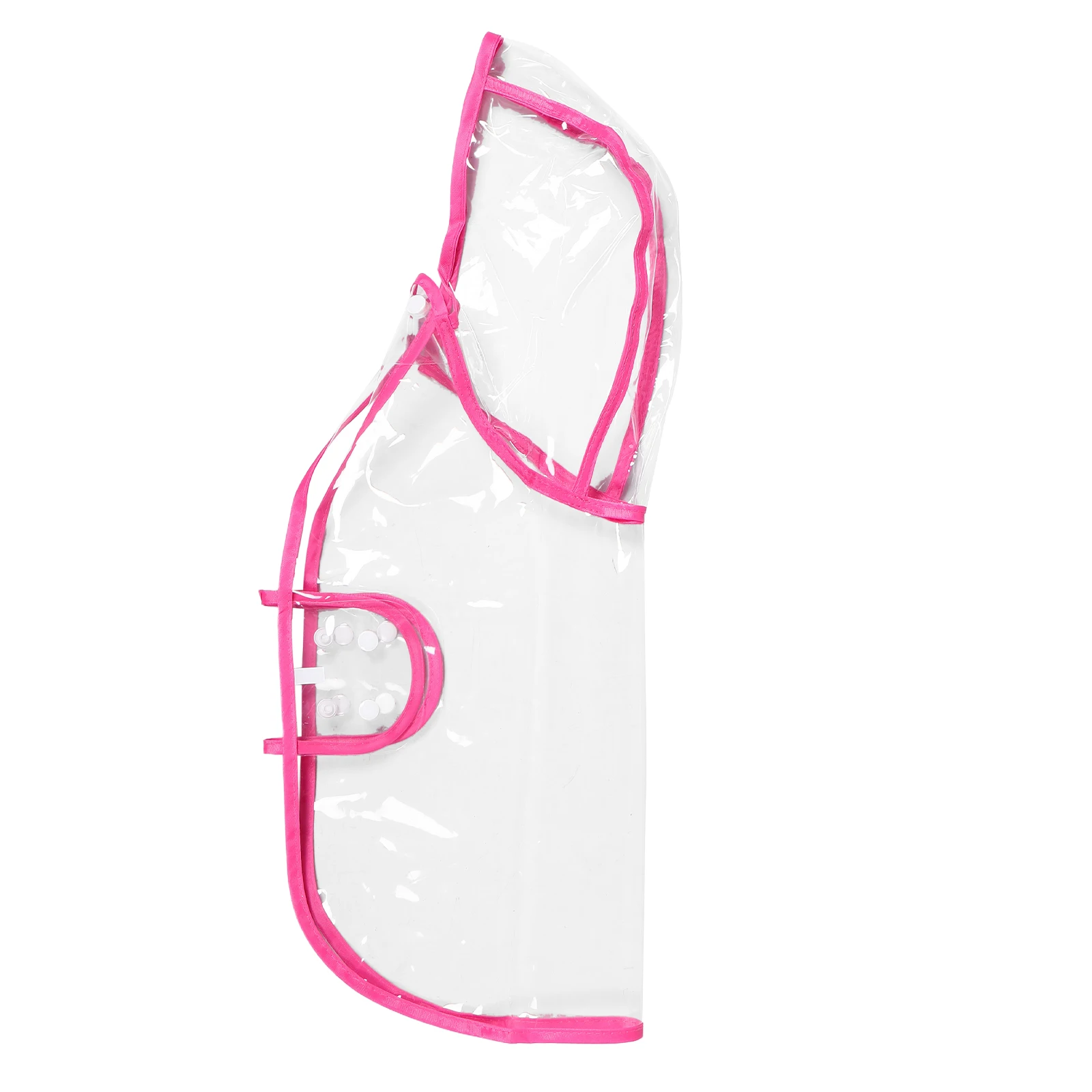 

Puppy Raincoat Waterproof Transparent Dog Raincoat Hood Clear Small Medium Dogs Rain Jacket Travel Outdoor Use