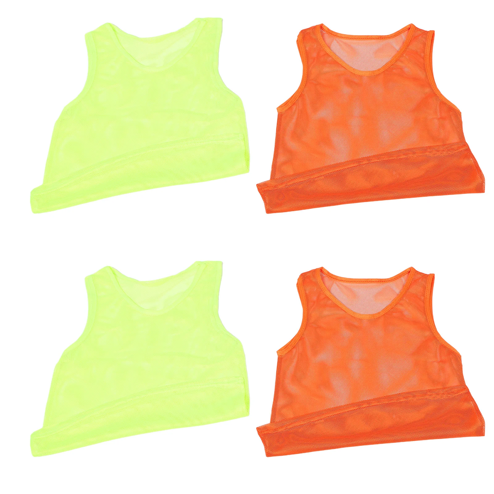 

12Pcs Training Vests Breathable Sleeveless Sports Pinnies for Soccer Basketball Youth Team Practice Reusable Scrimmage