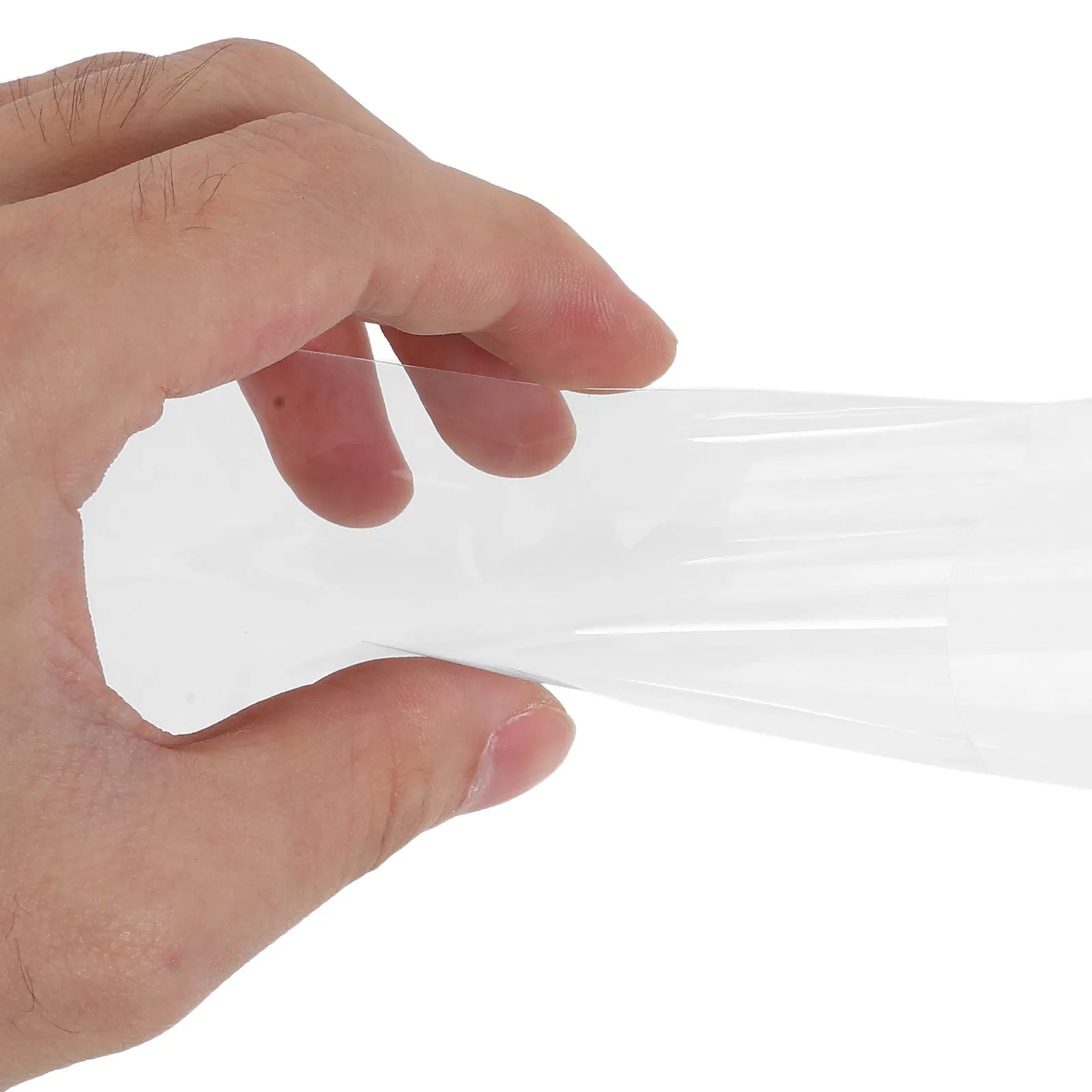 100Pcs Long Clear Self Adhesive Cellophane Bags 2x6 Inch Resealable Transparent 2 Mil Packaging for Candy Cookies Pretzel Rods
