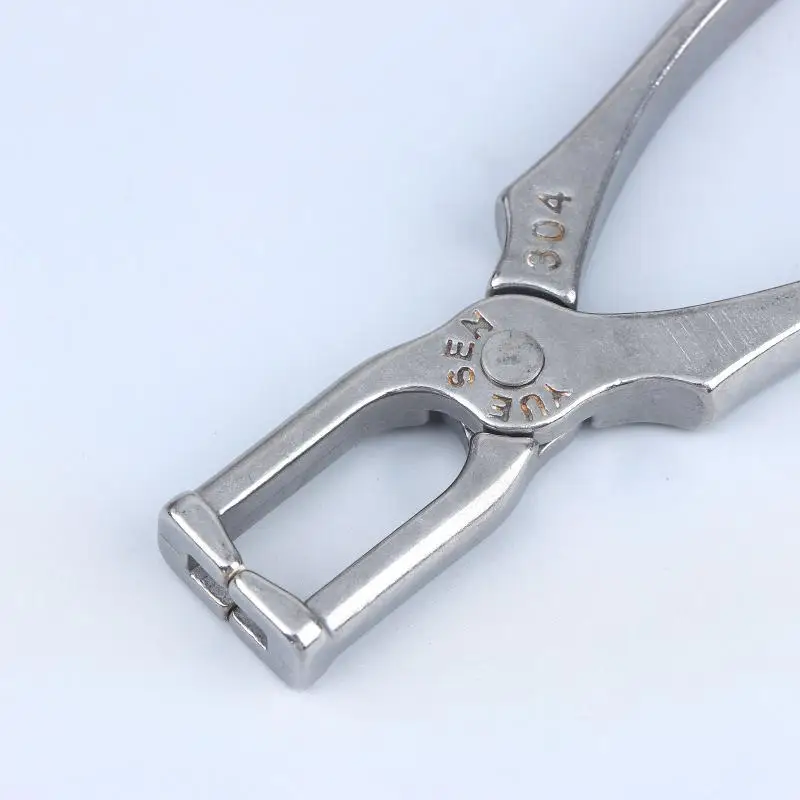 Edelstahl-Reißverschlusszange für Reißverschlüsse, zur Installation von Stoppern, für Kleidung, Schuhe, Reißverschlüsse, Reparatur-Sets, DIY-Ersatz, Nähzubehör – Detail 12