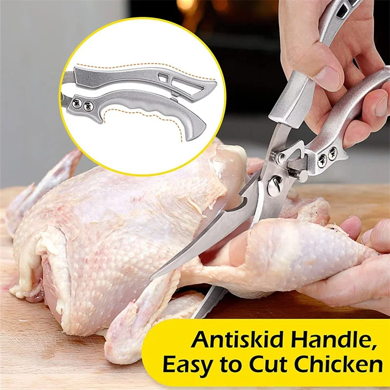 

Kitchen Scissors Chicken Bone Scissors Household Cutting Chicken Duck Goose Bones Universal Food Scissors Kitchen Acceesories