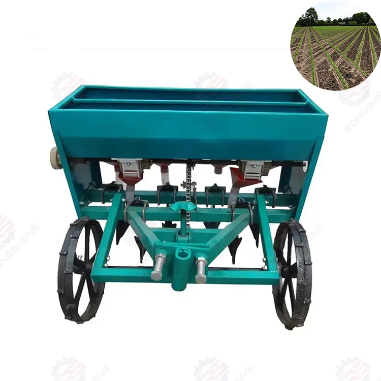 Wheat Seeder Walking Tractor Agricultural Soybean Single Double Seeder