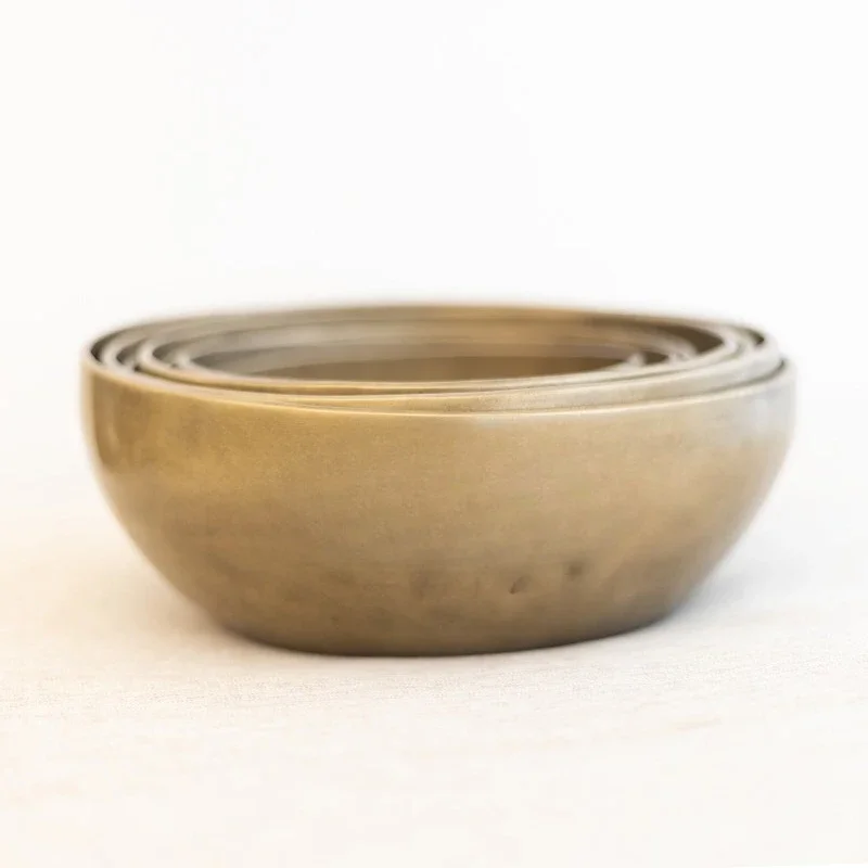 Retro full moon singing bowl Casa Tao bowl Nepalese handmade bowl sound wrist meditation healing and sleep aid