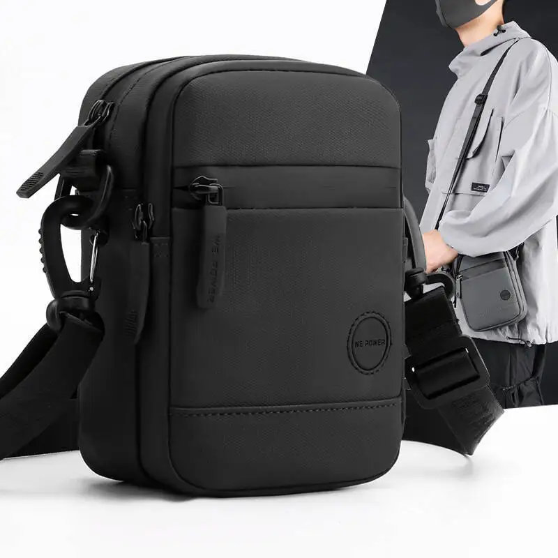 Men's Mini Bag High Quality Nylon Fabric Man Messenger Bag Small Crossbody Bags Stylish Elegant Men's Handbag Shoulder Bag Sac