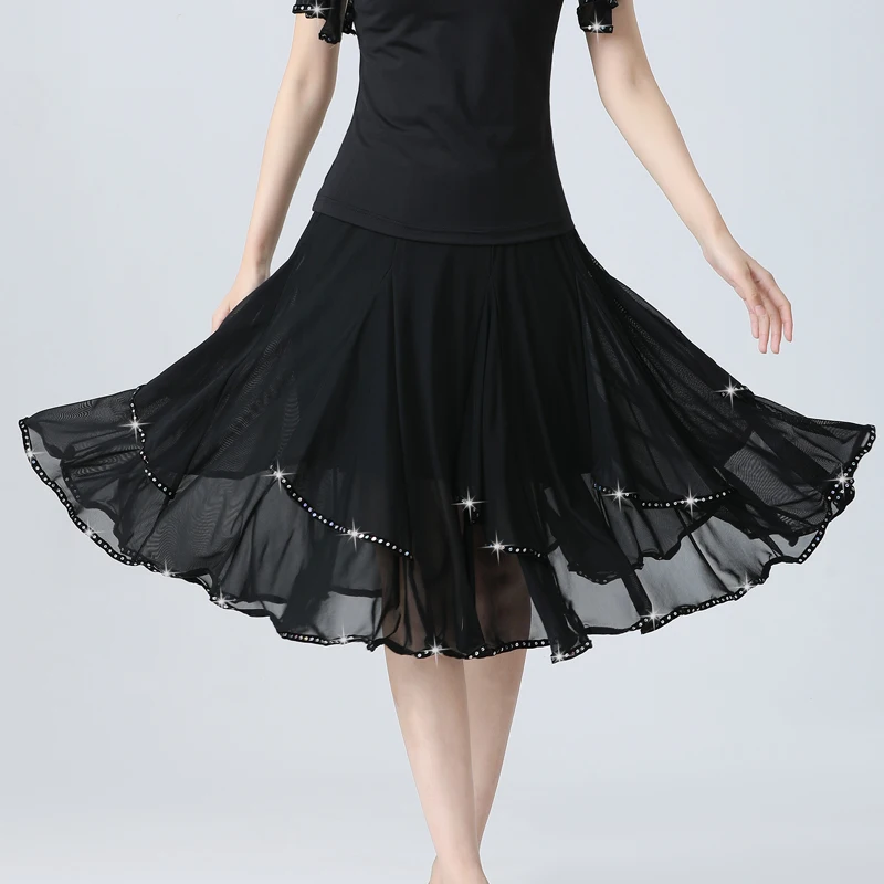Spódnica do tańca nowoczesnego, spódnica do tańca towarzyskiego, spódnica do tańca latynoamerykańskiego, spódnica midi, odzież fitness damska