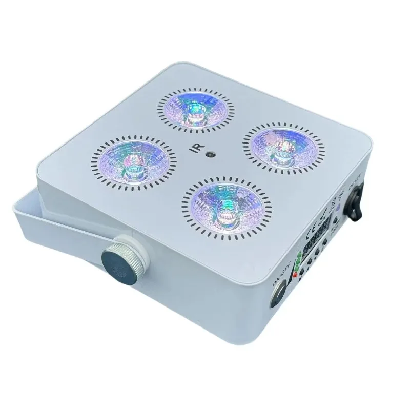10 Pack 4*18w WiFi Mobile Wireless Battery Led Par Light Wedding Hotel Stage Light Indoor Use LED Stage Lights with Box