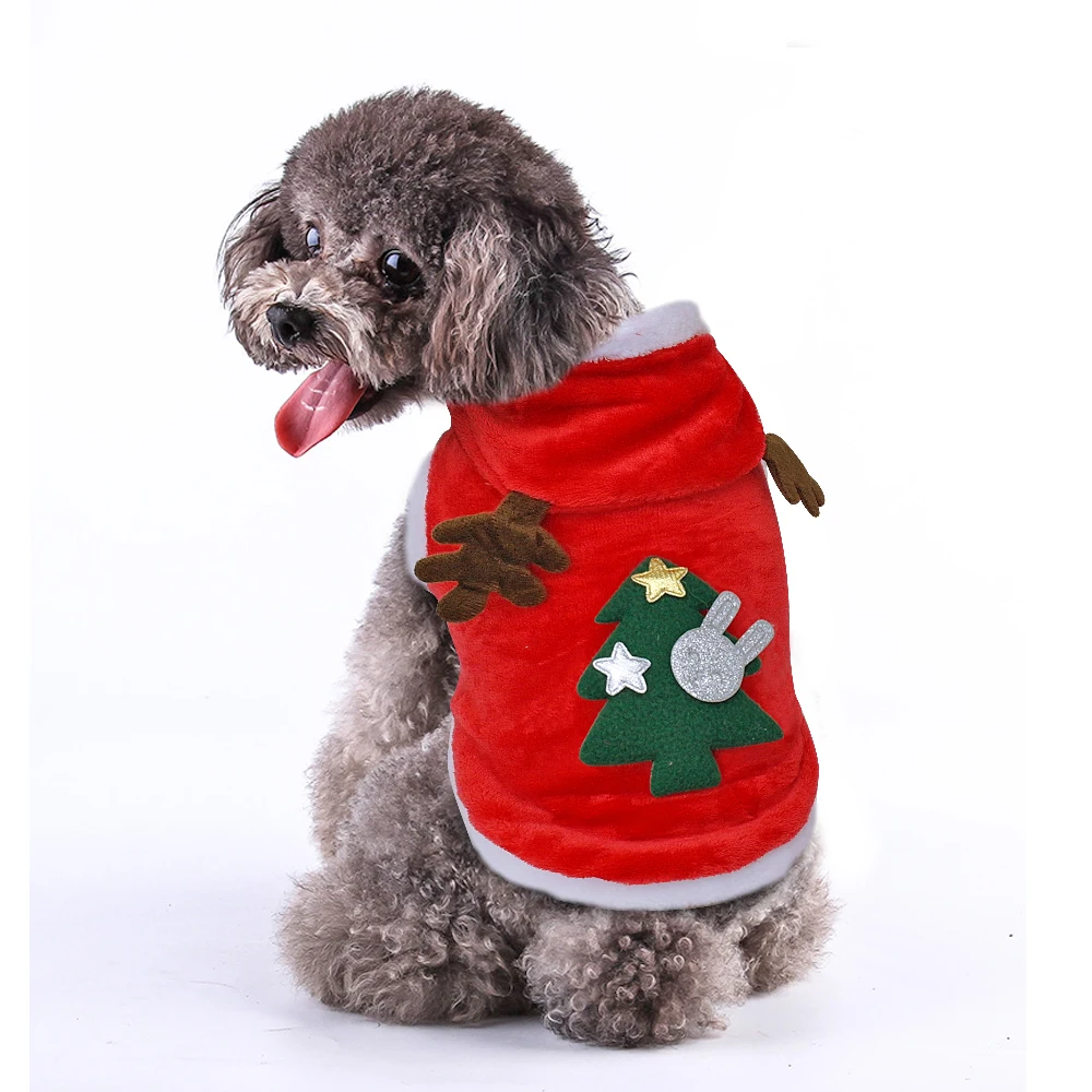 Dog Christmas Clothes Costume Winter Dog Cat Coat For Small Dogs Cats Chihuahua Yorkshire Terrier Pet Clothes Ropa para perro