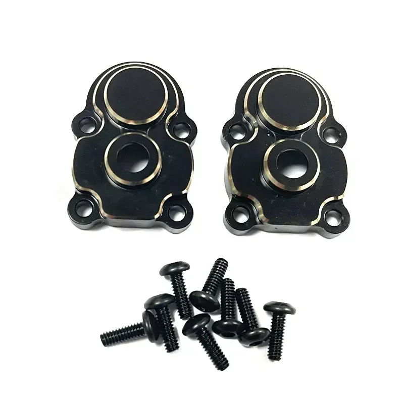 Parti di aggiornamento dell'asse anteriore o posteriore in ottone cingolato per auto RC per FMS 1/24 Wagon FCX24