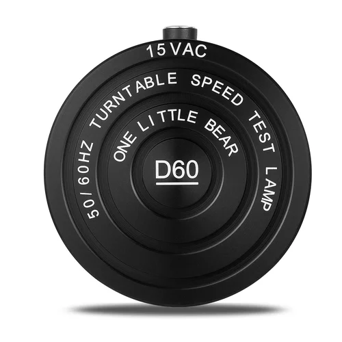 Imagen 2 del producto Nobsound 50/60Hz luz estroboscópica de velocidad + disco tacómetro para tocadiscos LP registros accesorios para reproductor de fonógrafo