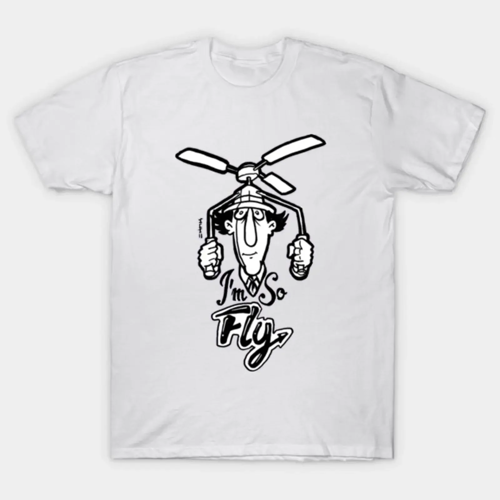 Inspector Gadget I'm So Fly T Shirt vintage Washed Slightly Stylish Versatile streetwear Top For Everyday Wear Unisex Stretched