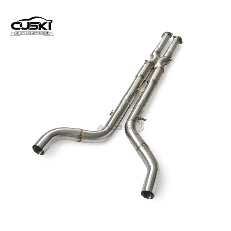 Geschikt voor 2024-2025 BMW XM 4.4T M60I roestvrijstalen uitlaat middengedeelte uitlaatpijp hoogwaardige uitlaatcomponenten