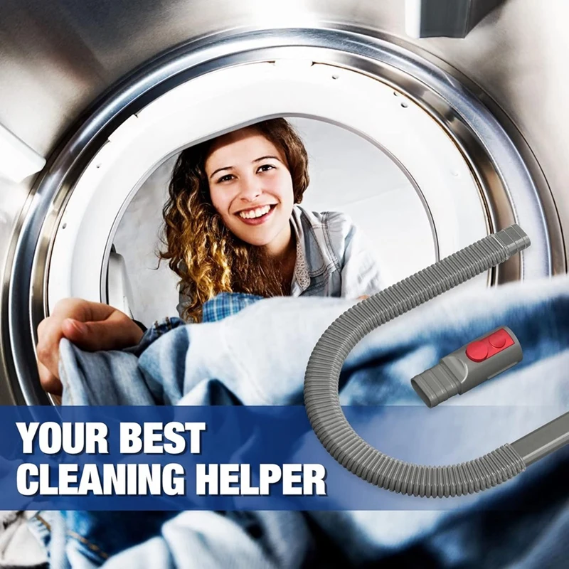 Juego de 2 limpiadores de ventilación para secadora Dyson V7 V8 V10 V11 V12 V15, accesorio de ventilación para esquinas y huecos, eliminación de pelusas