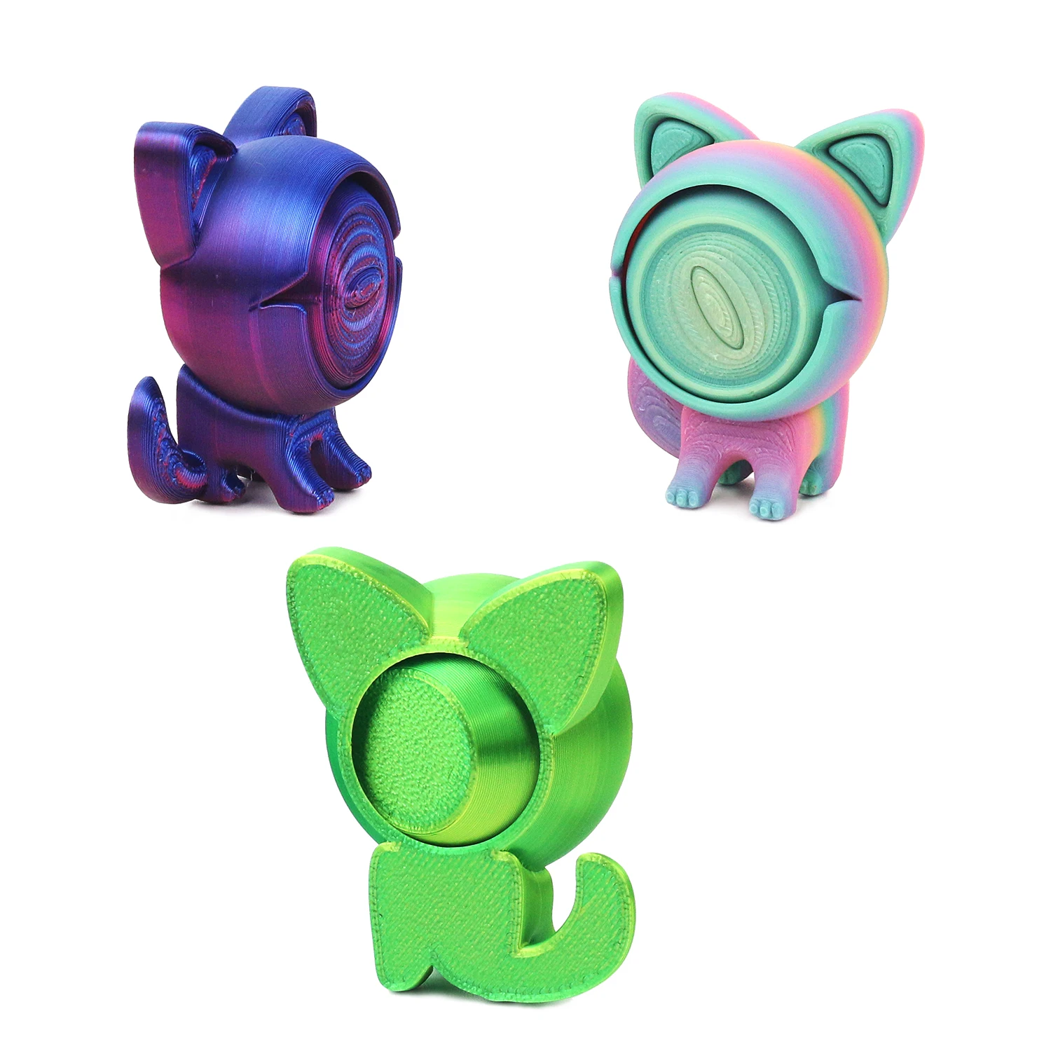 One eyed cat decompression device that can freely rotate for children, adults, novelty, trendy play, and stress relief gift