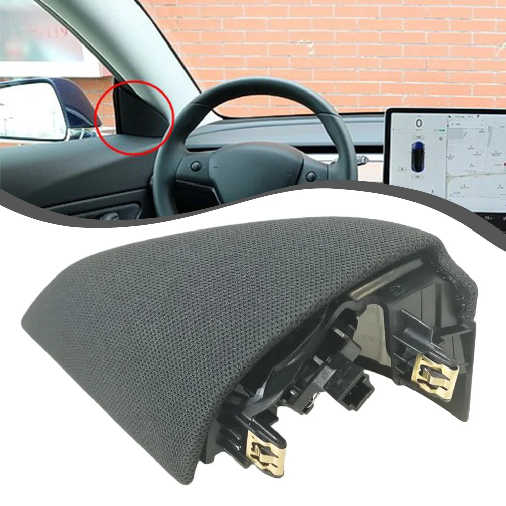 Coperchio dell\'altoparlante Tweeter anteriore A-Pillar lato guida sinistro destro per accessori auto Tesla Model 3 2017-2023