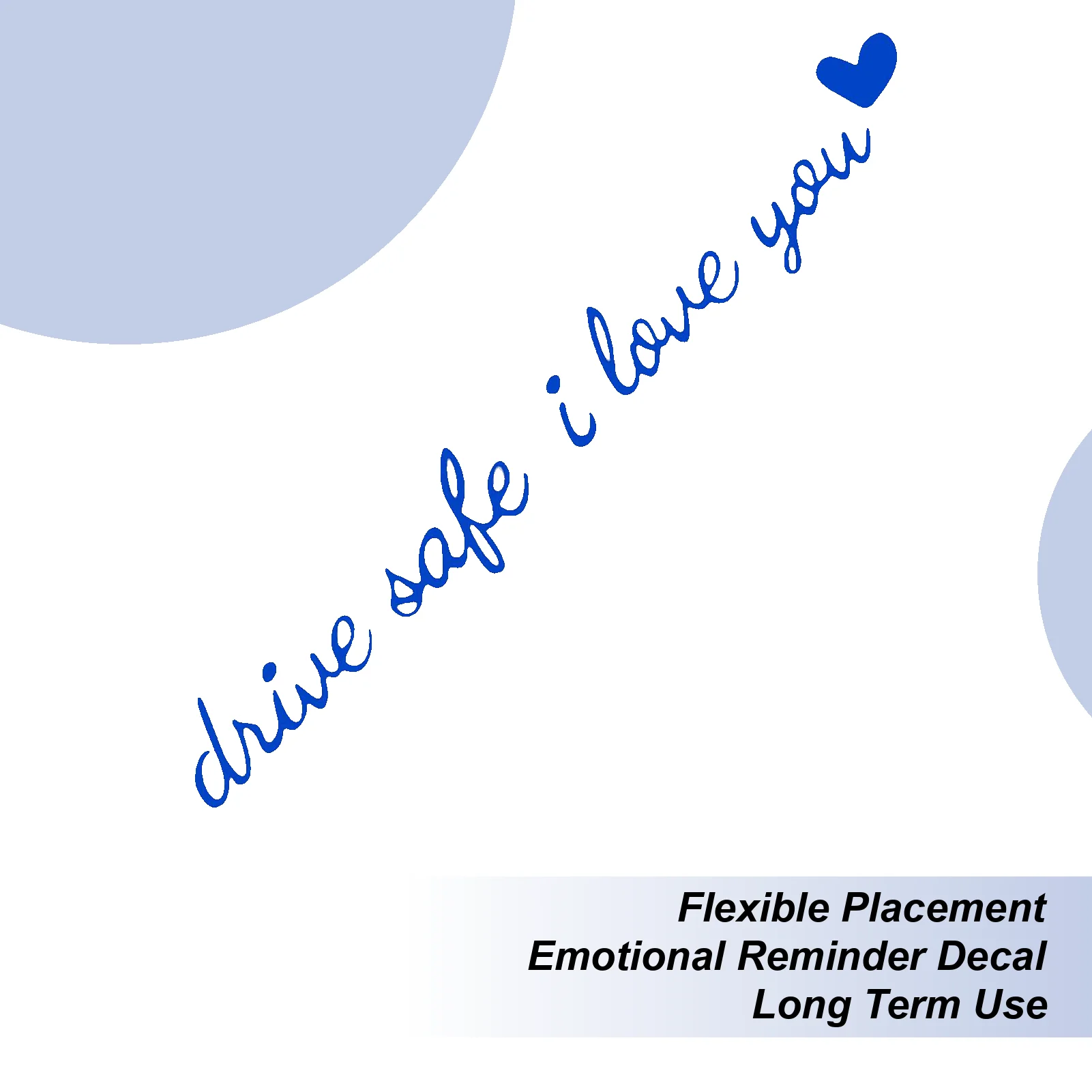 

Car Mirror Stickers Drive Safe Car Window Decals With Heart Cute Vehicle Accessories For Dashboard Windshield Window Scooters