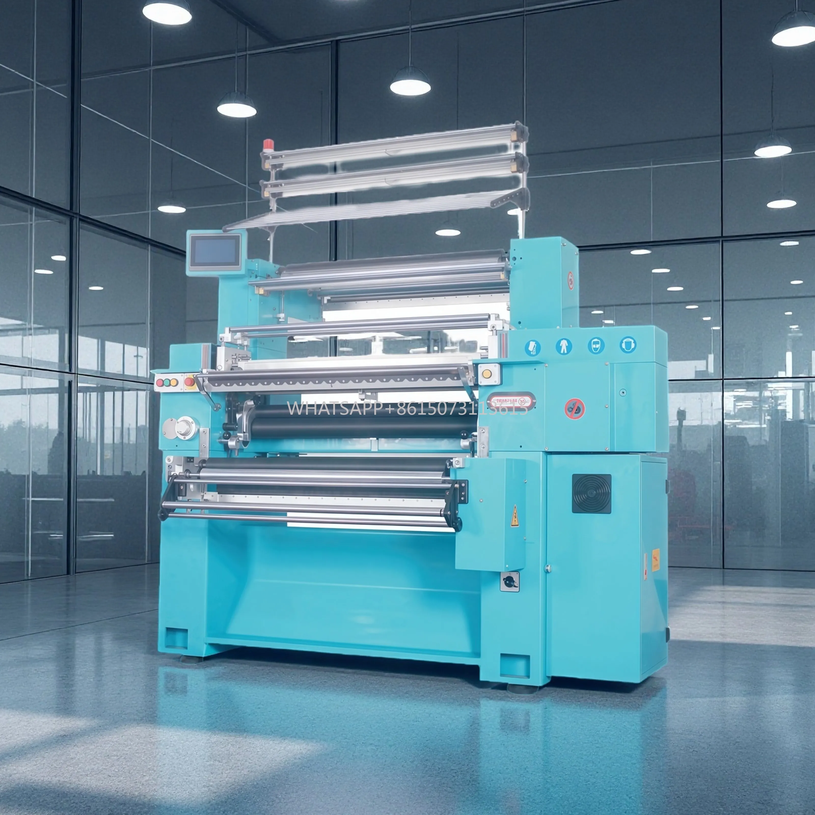 Macchina per maglieria all'uncinetto ad azionamento intelligente per tessuti stretti industriali ad alta velocità ad alta velocità per tessuti