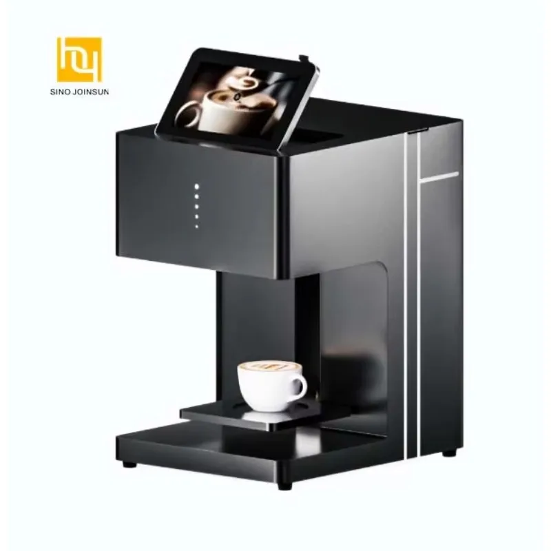 New Automatic Digital Latte Art Coffee Printer With Edible Ink And WiFi For Multi Color Image Printing On Coffee Food Surfaces