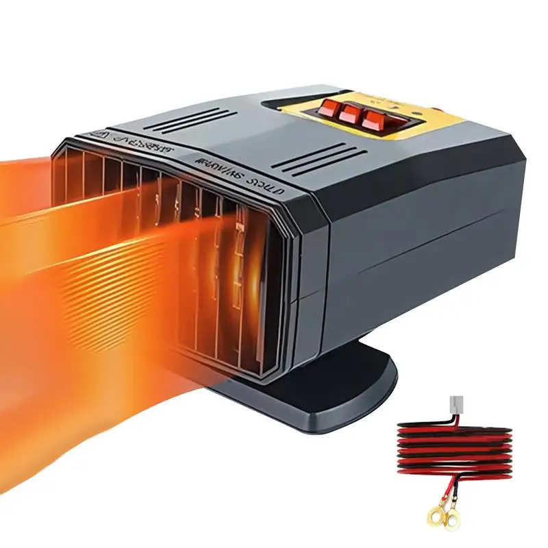 

Car Heater Defroster Portable Powerful Car Defroster Low Noise Vehicle Defogger Plug And Play Car Heater For Business Trip