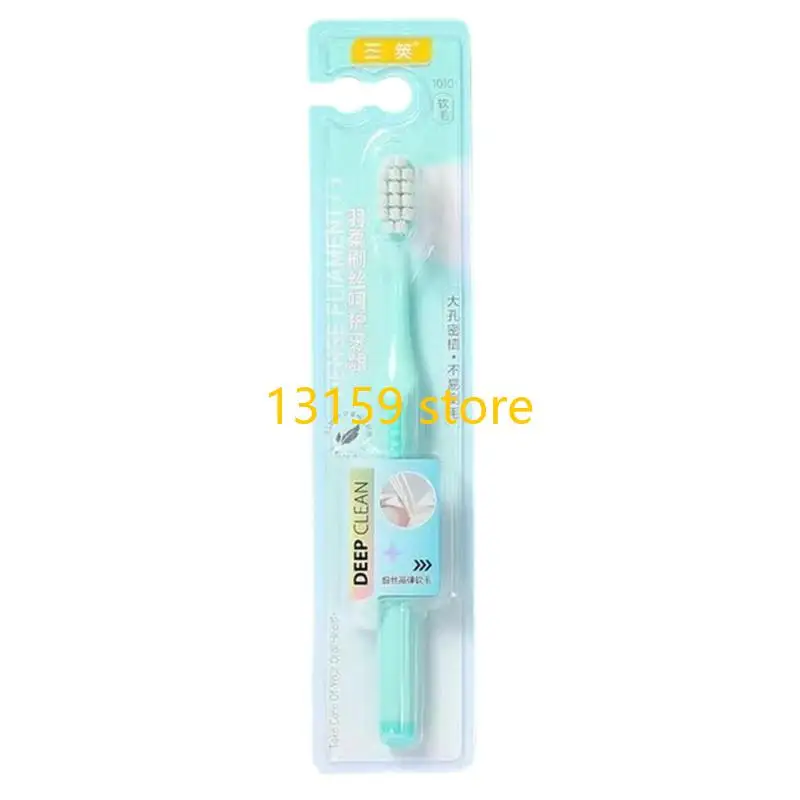 

270A Manual Toothbrush Soft Bristle Toothbrushes for Adults Soft Flossing Toothbrush for Sensitive Teeth Travel Toothbrush