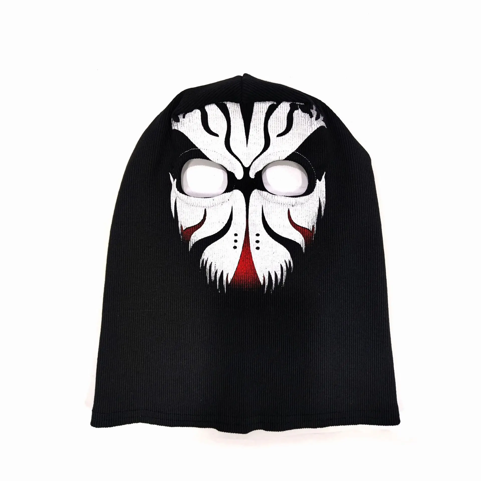 Sturmhaube Gesichts maske für Männer Frauen Voll gesichts maske Kapuze taktische Schnee Motorrad Radfahren Laufen gestrickte Mütze Pullover – Detail 9
