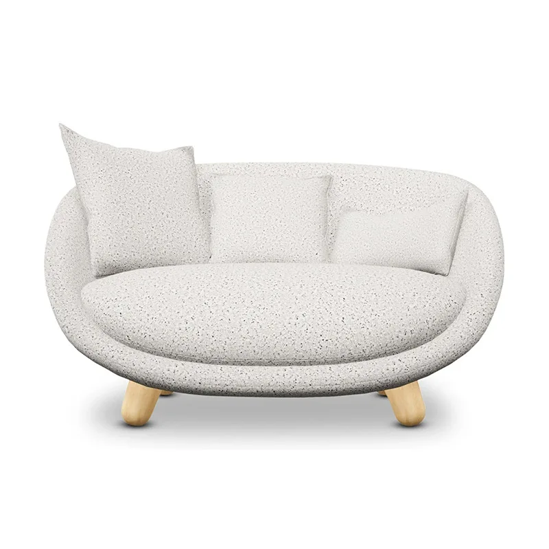 

Lazy sofa living room minimalist single sofa arc mini sofa