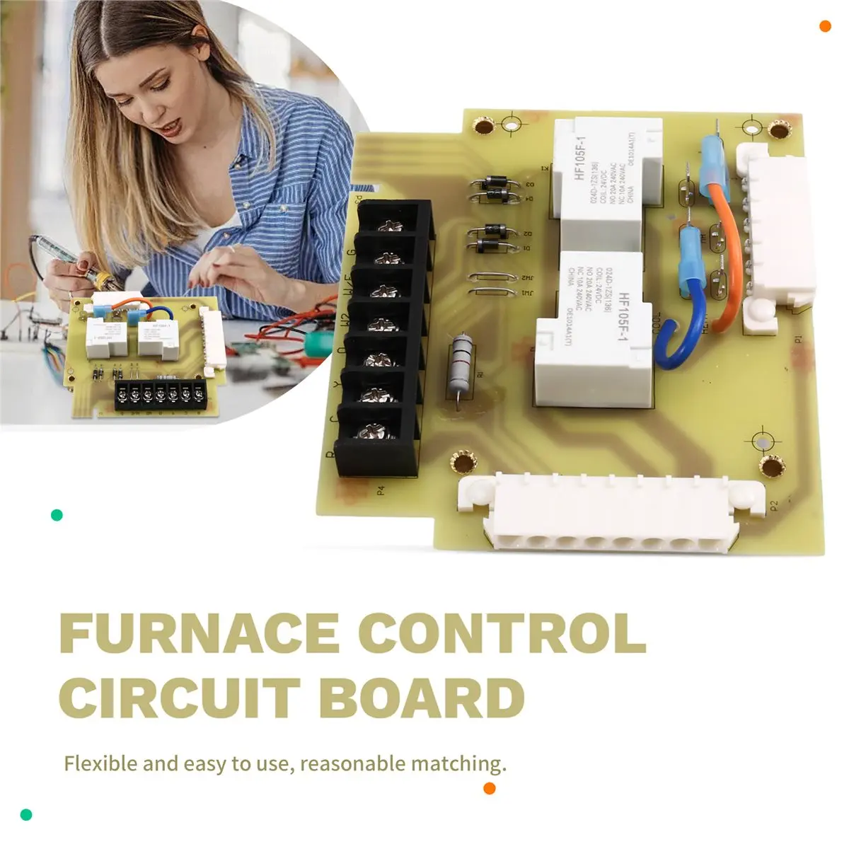 

(BAAY) Плата управления для печей Intertherm/Nordyne/Miller AC/HP, замена 624-568 624-5680 AC4003-2