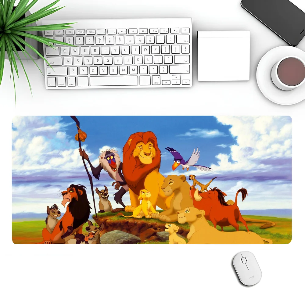 Cartoon The Lion King Simba Non-slip Mouse Pad Suitable For Office Computers Laptops E-sports Game Desk Mats XXL Keyboard