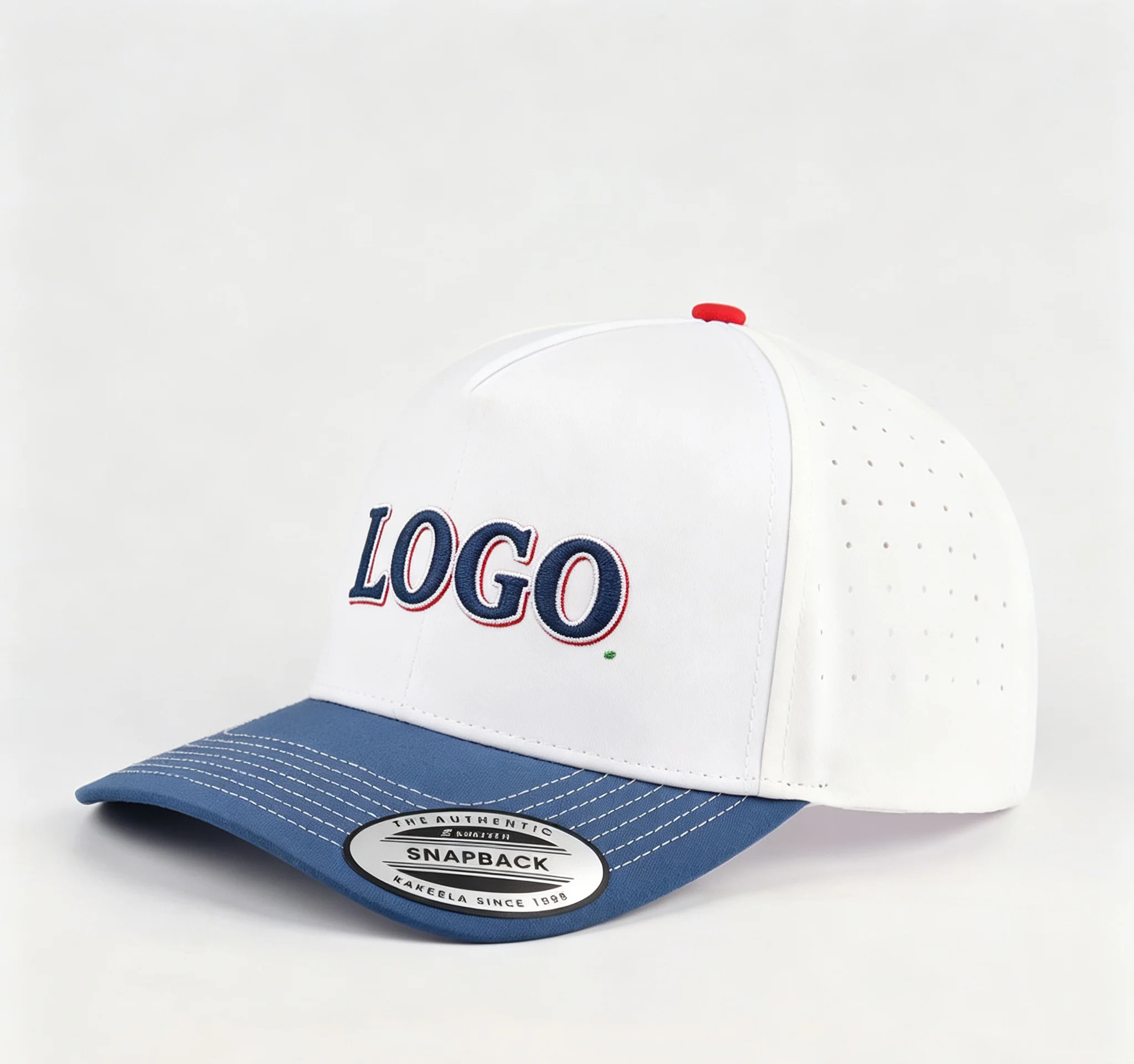 Wholesale Manufacturer Structured 5 Panels Golf Hat Custom 3d Embroidery Patch Logo Waterproof Baseball Cap Golf Club Hat