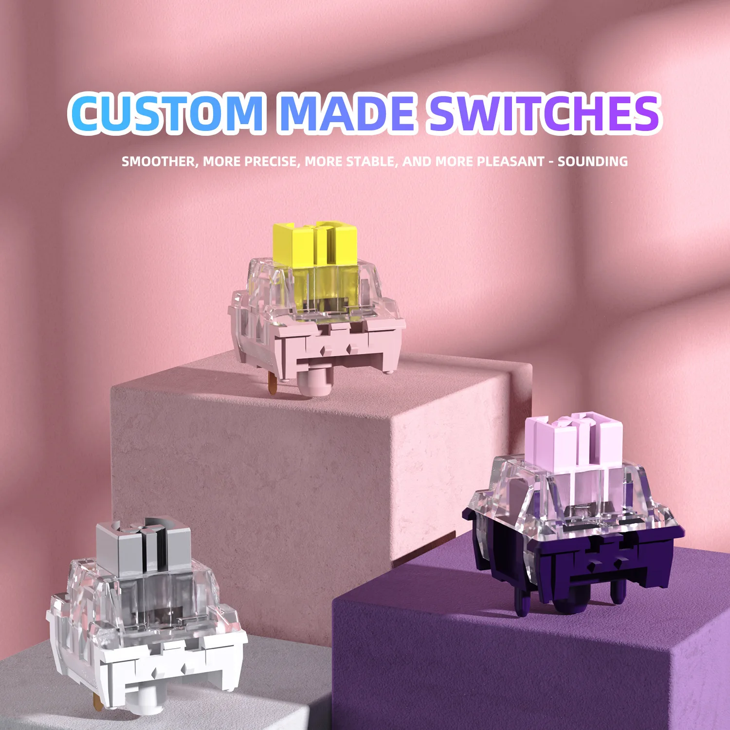 Keyboard Switch for Mechanical Keyboard 5 Pins Red Blue Brown Switch Linear Passages Tactile Clicky Silent HJ1 MX Cross Axis Hig