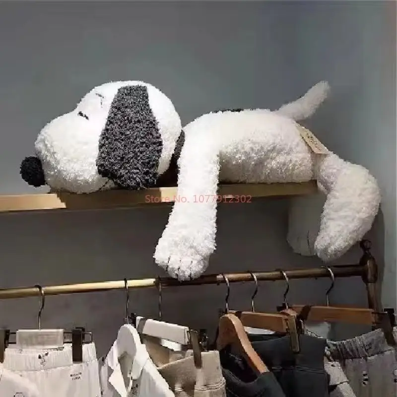 2024 Miniso Snoopy Umgebung, extra großer Welpe, Hundepuppe, Kissen, Bettkissen, Füllpuppe, Papierbox, Abdeckung, Plüschpuppe, Geburtstagsgeschenk