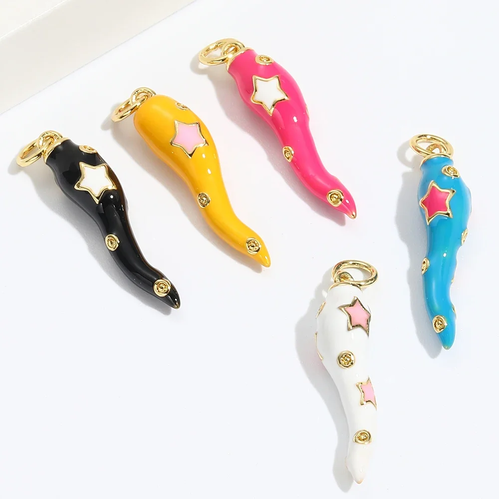 Красочные богемные серьги в виде перца, ожерелье, браслет, очаровательные кулоны в виде растений, сделай сам, дизайнерские подвески из смолы, подвески