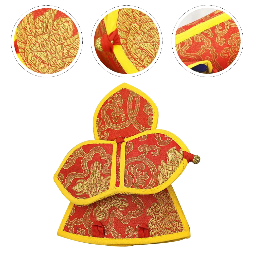 Vajra Storage Bag Instrument Protective Bags Bell Shaped Case Brocade Musical Pouch