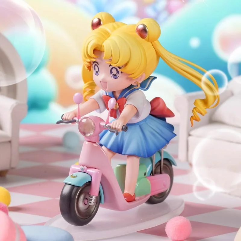 Sailor Moon anime dibujos animados lindo Tsukino Usagi estatuilla moda para niñas y decoración de escritorio personalizada ornamento regalo de vacaciones
