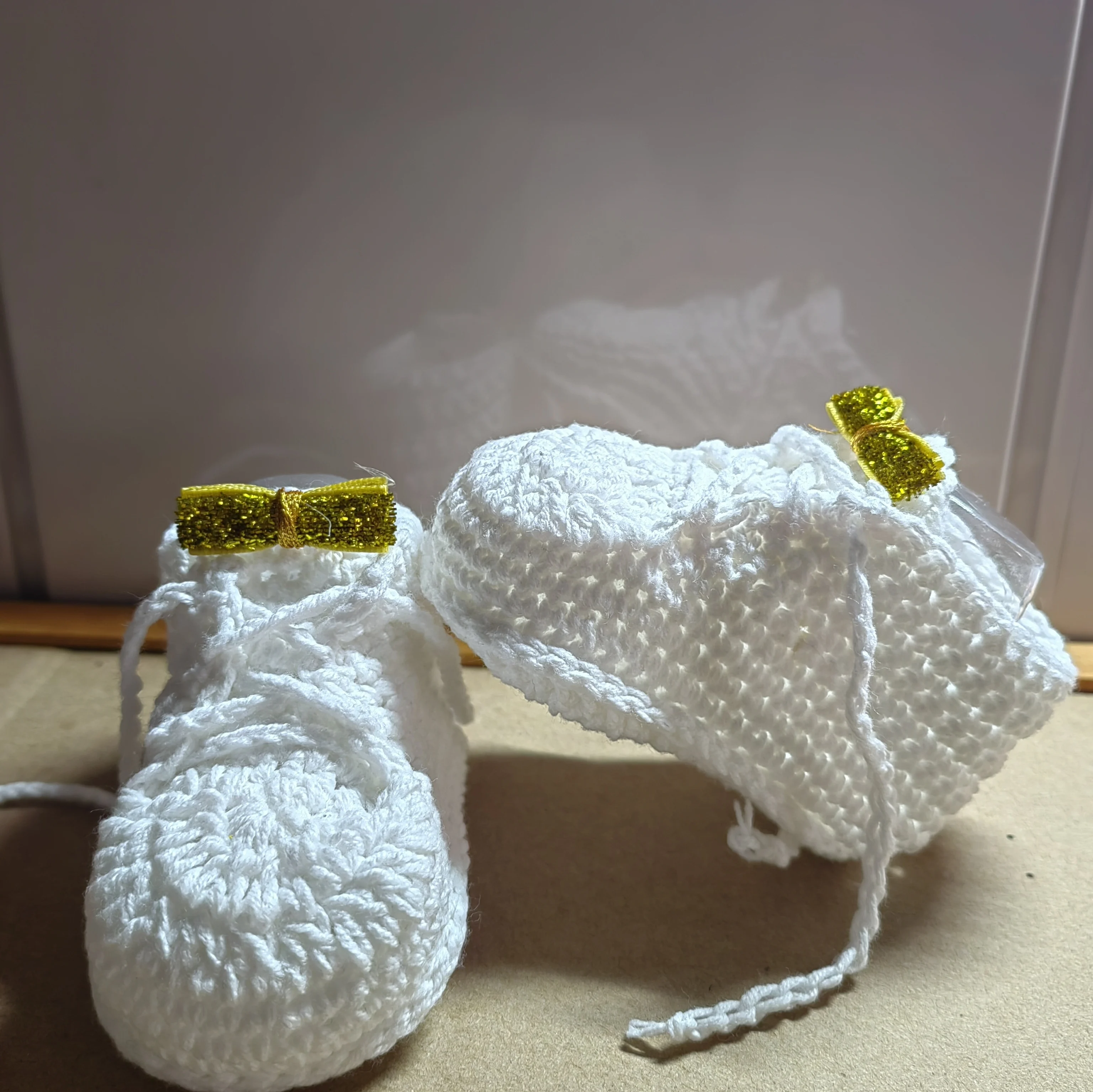 Newborn Wool Knitted Baby Shoes Cartoon Animal Pattern Baby Girls Baby Boys Warm Shoes Infant Shoes New Born Shoes