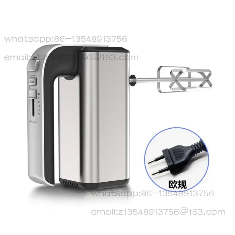 110V~ 220v Stainless Steel Household Handheld High-power Cream Mixing Electric Egg Beater