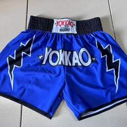 YOKKAO Muay Thai Shorts Men's and Women's Boxing Fighting Running Exercise Shorts Adult and Children Boxing Shorts Customization