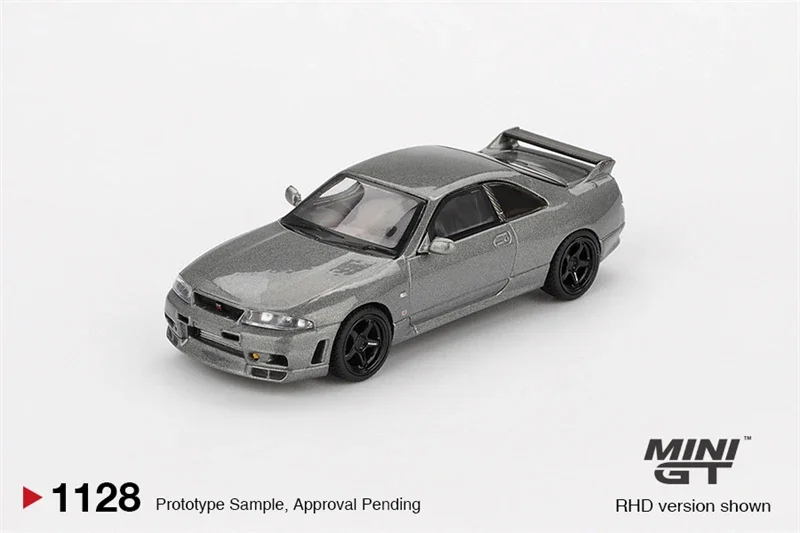 

PreSale MINI GT 1:64 Skyline GTR Dark Metal Gray Die-Cast Car Model Collection Miniature