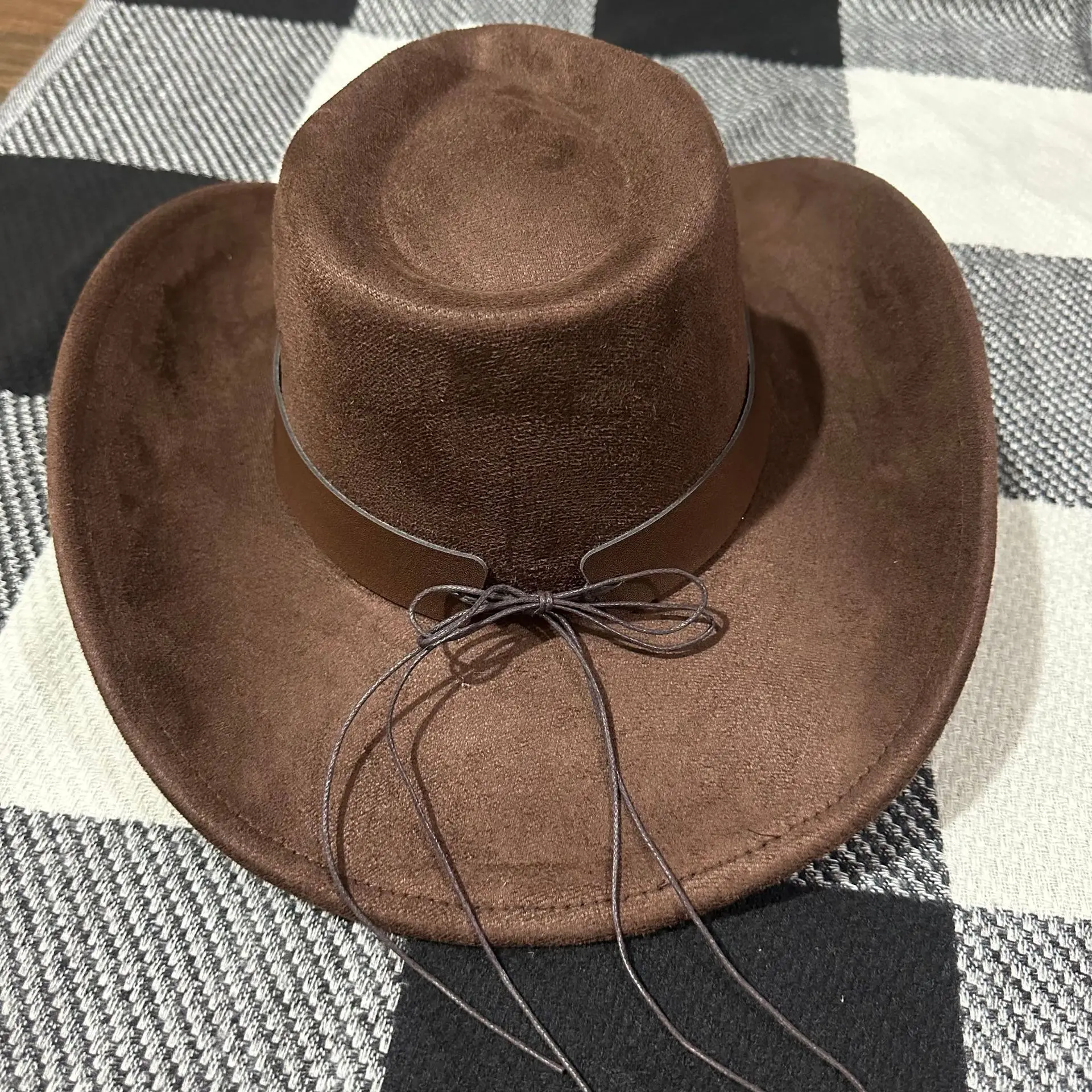 Topi Koboi Jazz Uniseks - Topi - Cowboy Hat Straw ulasan dan harga